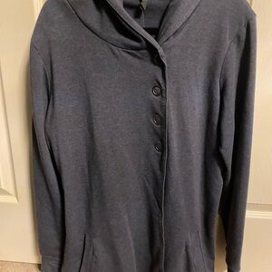 Firefly 4 snap hoodie. Blueish Grey color. Like new.